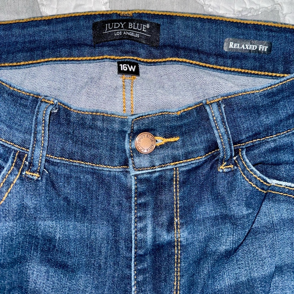 Judy Blue high waist relaxed fit dark wash size 16w